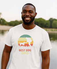 Best Dog Dad Short Sleeve T-shirt