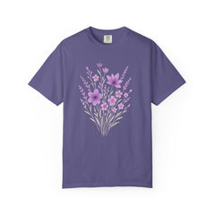Lavender Flower Short Sleeve T-shirt