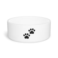 Paws Pet Bowl White