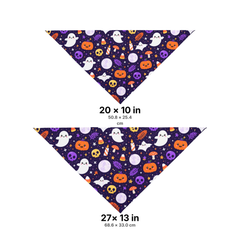 Friendly Ghosts & Friends Halloween Bandana