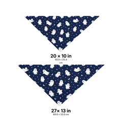 Cute Ghost Flying Halloween Bandana