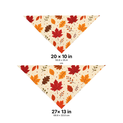 Fall Leaves Halloween Bandana