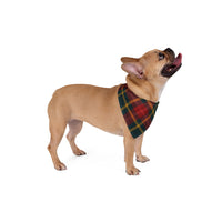 Plaid Green Red Christmas Pet Bandana