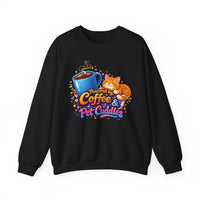 Coffee & Pet Cuddles Halloween Sweatshirt