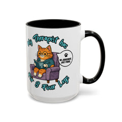 My Therapist Has Fur & Four Legs Mugs