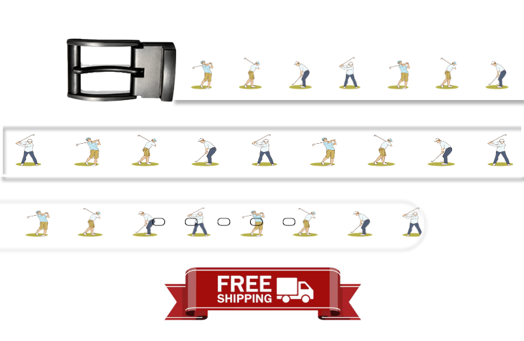 Pro Swing Sequence Belt With Metal Buckle
