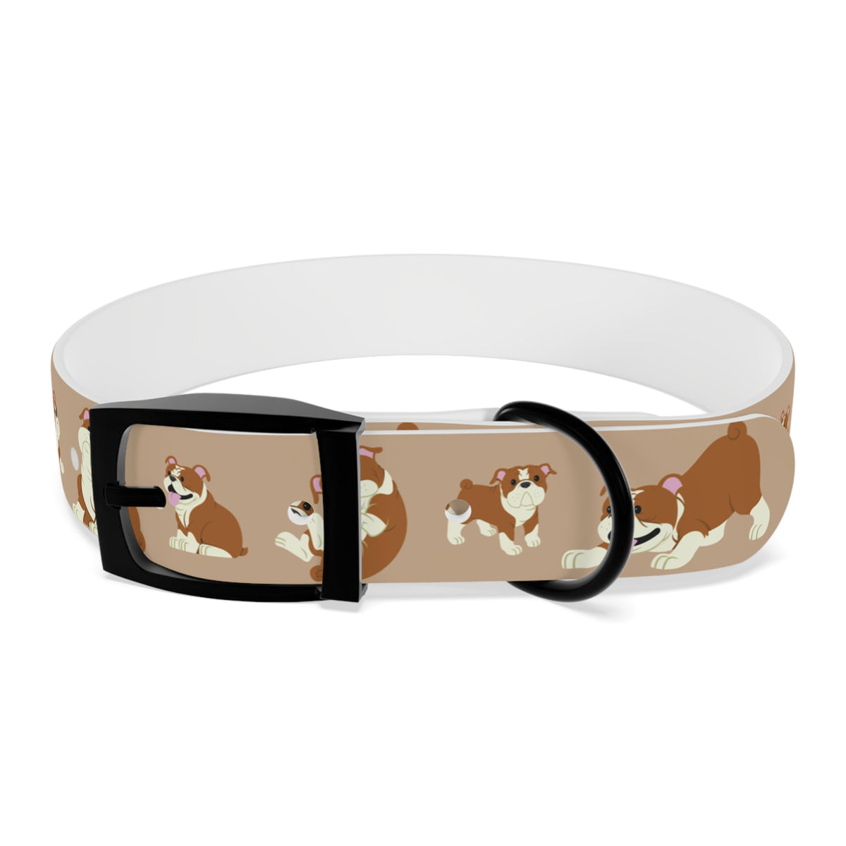 Bull Dog Brown Dog Collar