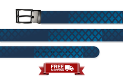 GoalNet Blue Belt With Metal Buckle
