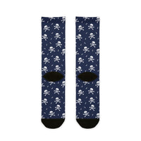 Null Skull And Crossbones Halloween Socks