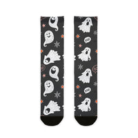 Boo Halloween Socks