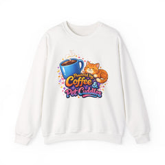Coffee & Pet Cuddles Halloween Sweatshirt