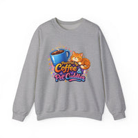Coffee & Pet Cuddles Halloween Sweatshirt