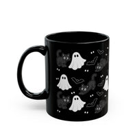 Monochrome Kawaii Halloween Pattern Halloween Mug