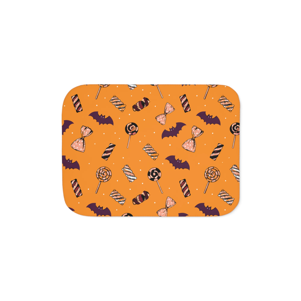 Bats And Candies Halloween Blanket