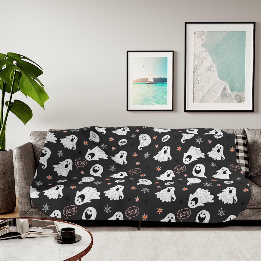 Boo Halloween Blanket