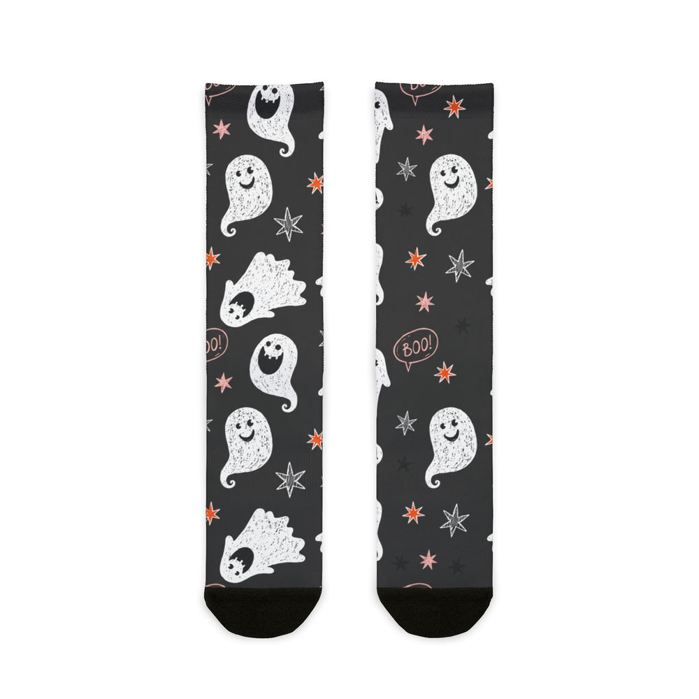 Boo Halloween Socks
