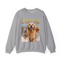 Custom Rap Pet Photo Halloween Sweatshirt
