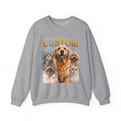 Custom Rap Pet Photo Halloween Sweatshirt
