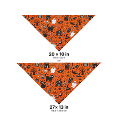 Ghost Monster Spooky Halloween Bandana