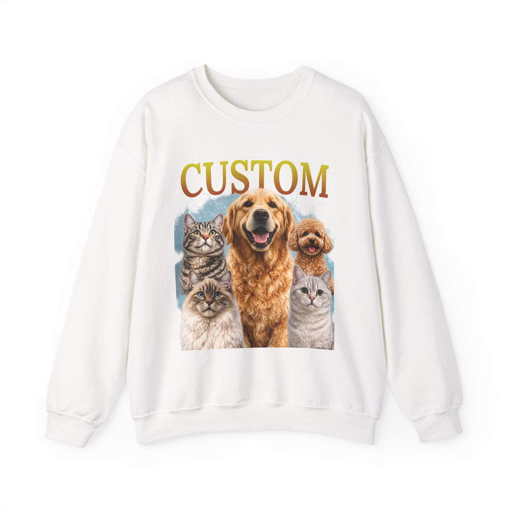 Custom Rap Pet Photo Halloween Sweatshirt