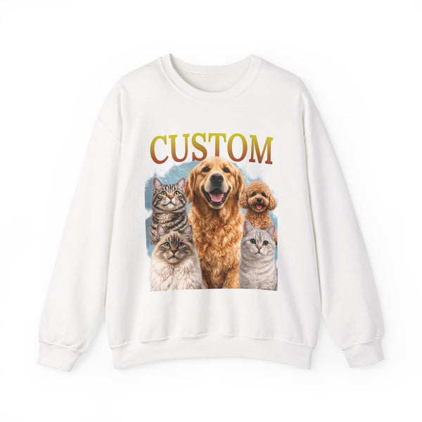 Custom Rap Pet Photo Halloween Sweatshirt