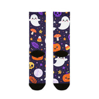 Friendly Ghosts And Friends Halloween Socks