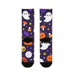 Friendly Ghosts And Friends Halloween Socks