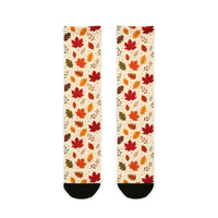 Fall Leaves Halloween Socks