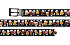 Happy Hour Beer Belt With Metal Buckle