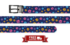 Paw Pops-Multicolor Belt With Metal Buckle