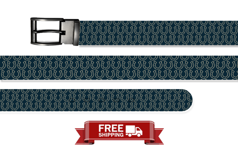 Horseshoe Forge Belt With Metal Buckle