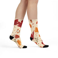 Fall Leaves Halloween Socks