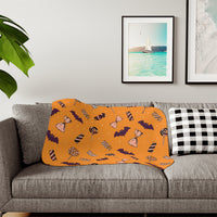 Bats And Candies Halloween Blanket
