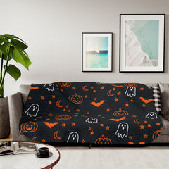 Boo Crew Halloween Blanket