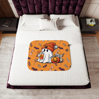 Pumpkin Pup Halloween Blanket