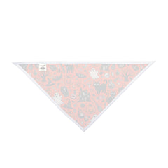 Ghost Monster Cat Spooky Print Handmade Collar Slip On Halloween Bandana