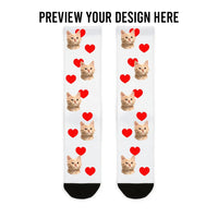 Cat Face Socks.