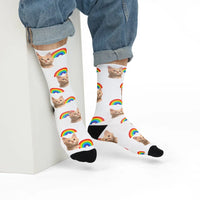 Cat Face Socks.