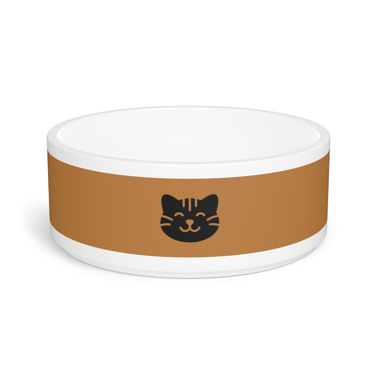Cat Pet Bowl Brown