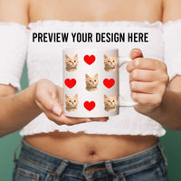 Cat Photo Customizable Mug.