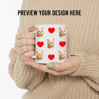 Cat Photo Customizable Mug.