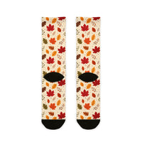 Fall Leaves Halloween Socks