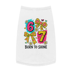 6 7 Born To Shine Tank Top