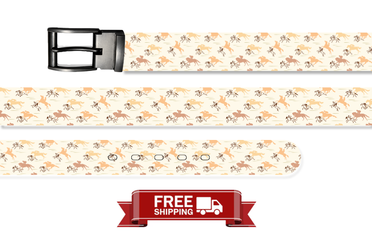 Jockey Loop Belt With Metal Buckle