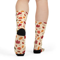 Fall Leaves Halloween Socks