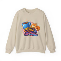 Coffee & Pet Cuddles Halloween Sweatshirt