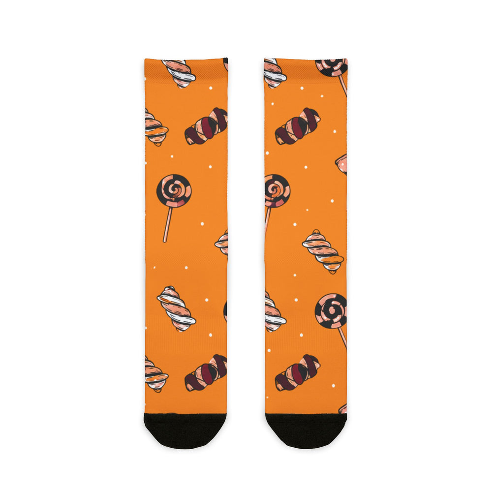 Bats And Candies Halloween Socks