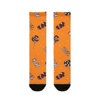 Bats And Candies Halloween Socks