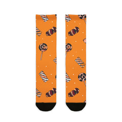Bats And Candies Halloween Socks