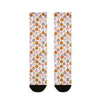 Happy Pumpkin Patch Halloween Socks